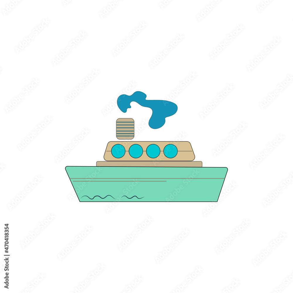 Obraz premium illustration of a boat