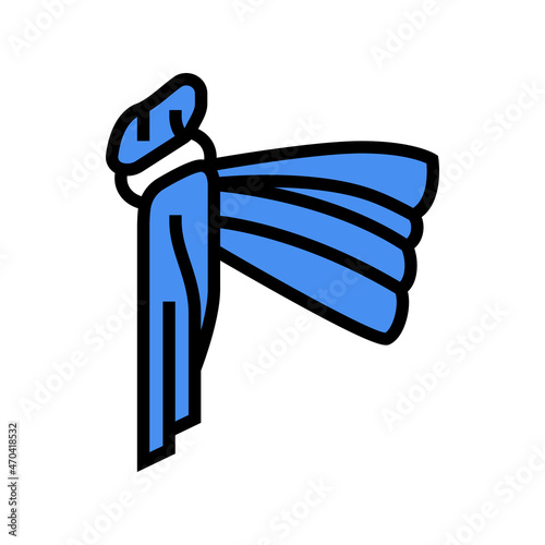baby sling color icon vector. baby sling sign. isolated symbol illustration