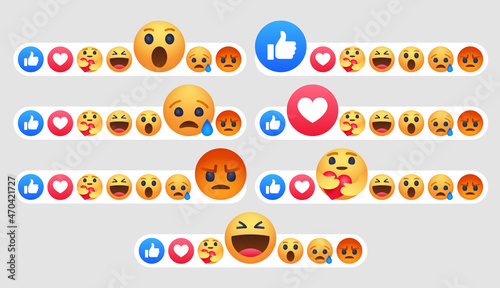 Emoji face cartoon bubble emoticon