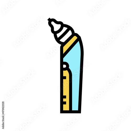 baby snot sucker color icon vector. baby snot sucker sign. isolated symbol illustration