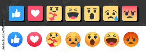 Emoji face cartoon bubble emoticon