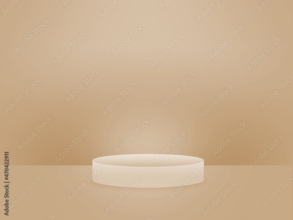 abstract 3d brown gradient background template with empty podium stage for show the items abstract 3d brown gradient background template with empty podium stage for show the items