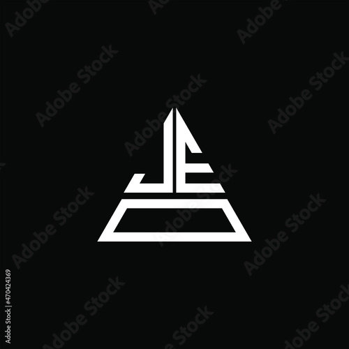 JED letter logo creative design. JED unique design
