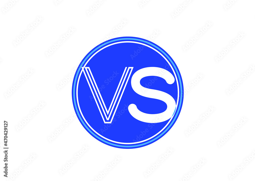VS letter logo with love logo design template VS letter logo with love logo design template