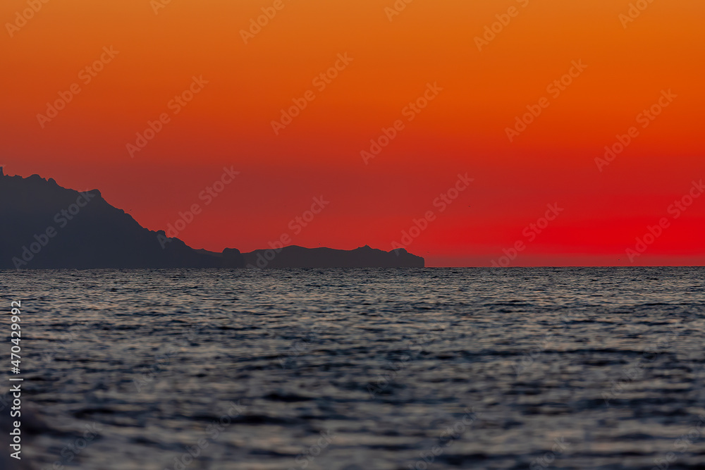 The Sun Rises On The Pacific Ocean In Baja California The Sun Rises On The Pacific Ocean In Baja California