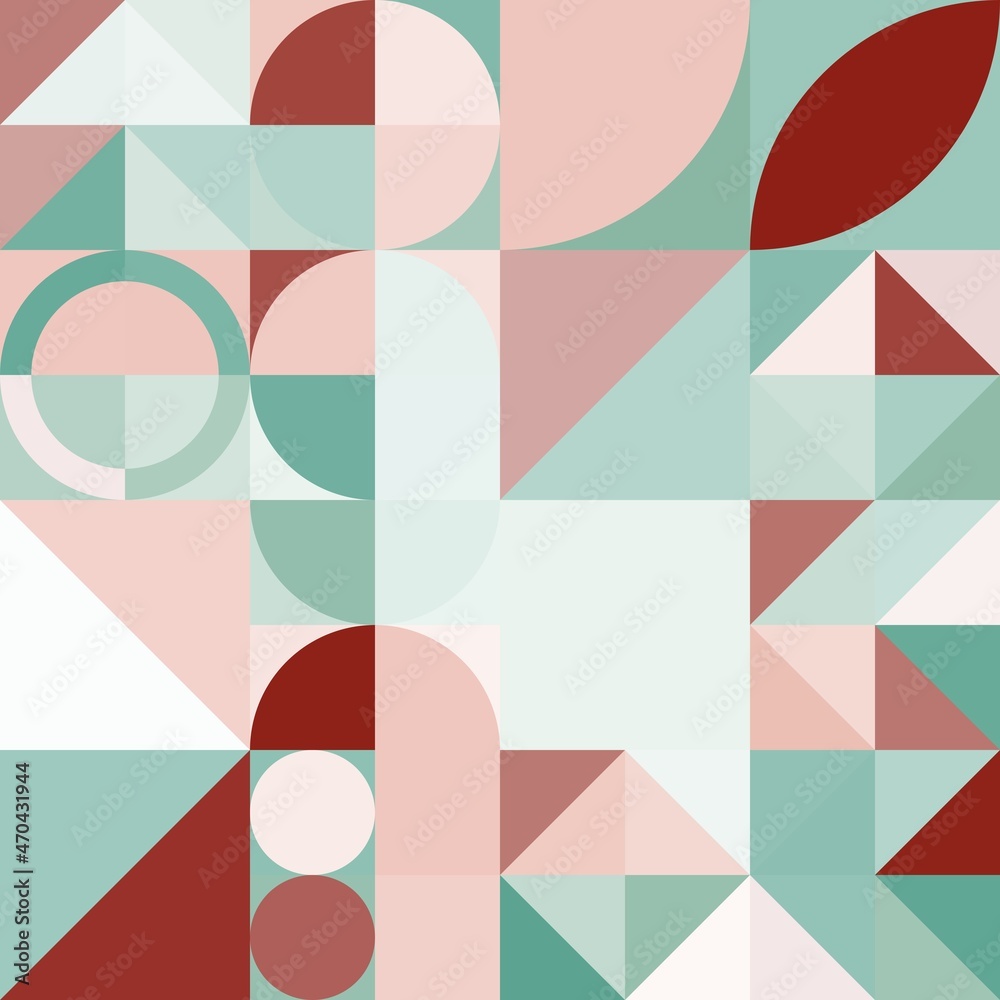 Minimal simple bauhaus mosaic geometric colorful artistic background wallpaper design pattern Minimal simple bauhaus mosaic geometric colorful artistic background wallpaper design pattern