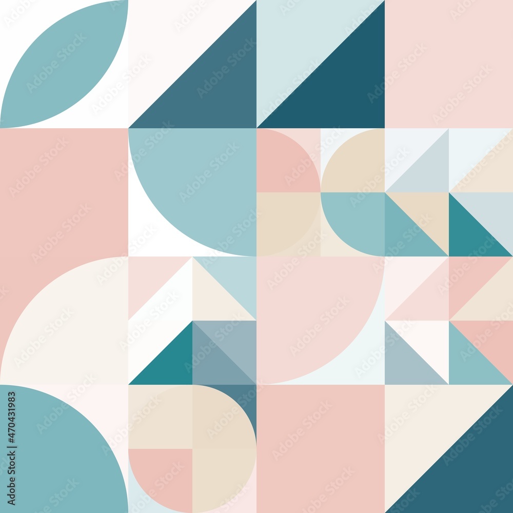 Minimal simple bauhaus mosaic geometric colorful artistic background wallpaper design pattern Minimal simple bauhaus mosaic geometric colorful artistic background wallpaper design pattern