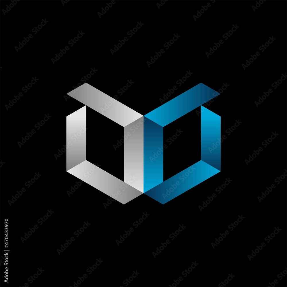 Logo letters D and G with modern geometric shape style concept, Logo, Vector, illustration Logo letters D and G with modern geometric shape style concept, Logo, Vector, illustration