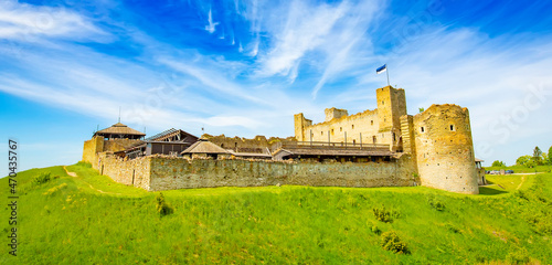 Scenic view of medieval Rakvere Castle, Estonia photo