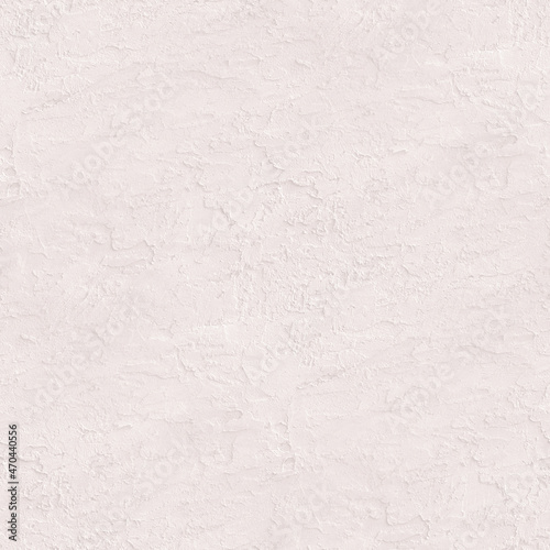 Cement wall with rough texture. Seamless background in bright pinkish color. 