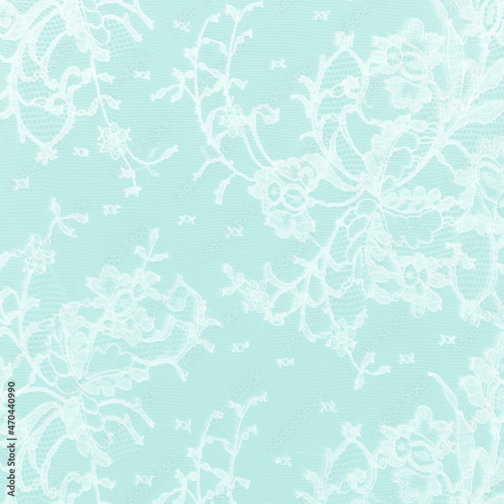 Mint green background with a subtle lace motif. A romantic background best for an invitation or wedding design. Mint green background with a subtle lace motif. A romantic background best for an invitation or wedding design.