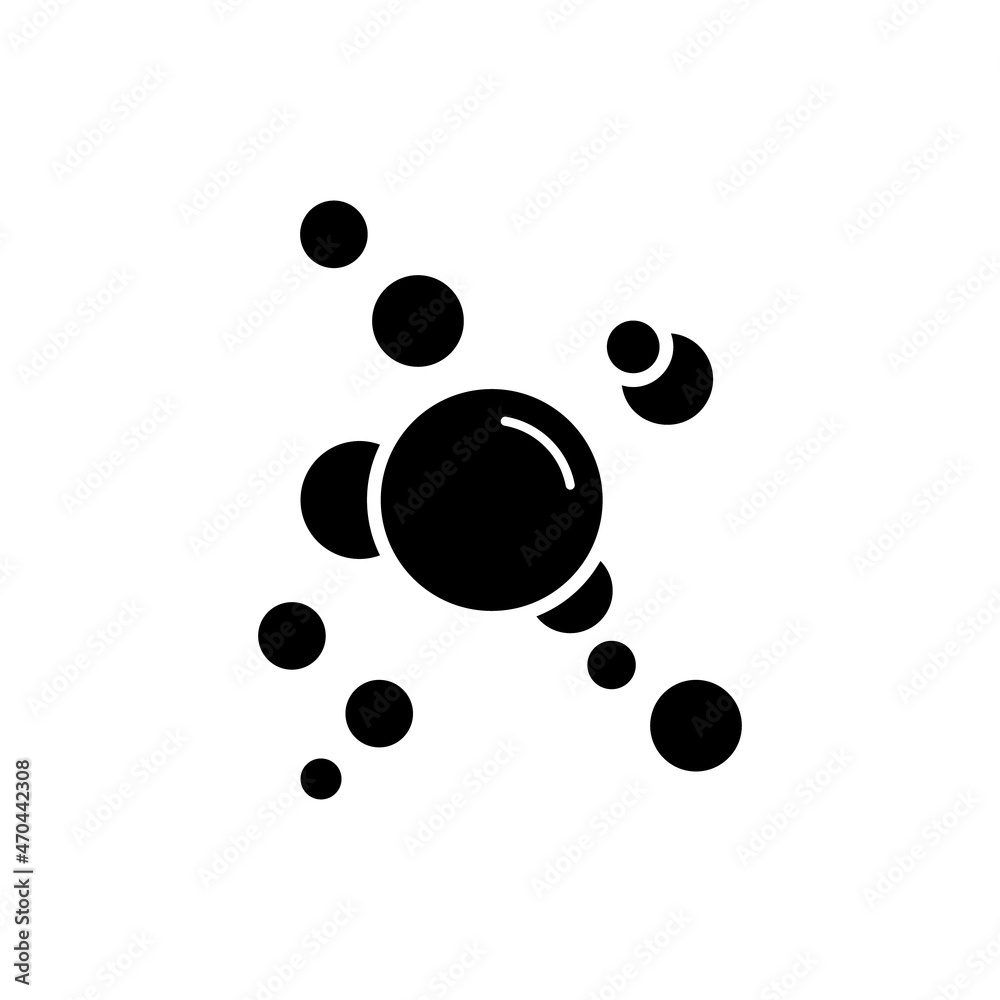 Soap Bubble Silhouette Icon. Circle Bubble Soap Pictogram. Fizzy Water, Drink, Champagne and Soda Black Icon. Cleaning, Laundry, Washing Element. Isolated Vector Illustration Soap Bubble Silhouette Icon. Circle Bubble Soap Pictogram. Fizzy Water, Drink, Champagne and Soda Black Icon. Cleaning, Laundry, Washing Element. Isolated Vector Illustration