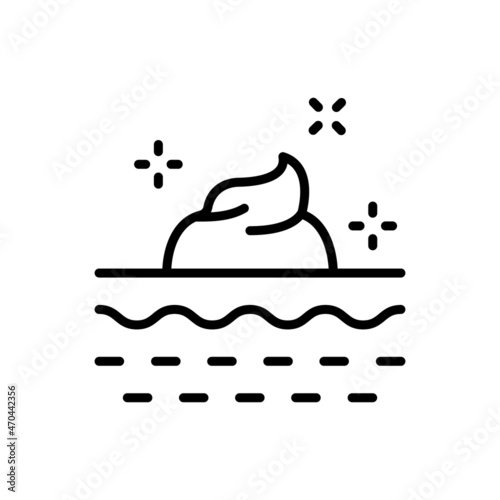 Moisturizing Cream for Skin Line Icon. Daily or Night Cream, Gel, Foam, Mousse or Soap Linear Icon. Sunscreen, Sun Block Cream Outline Icon. Editable Stroke. Isolated Vector Illustration