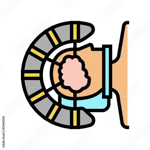 stereotactic radiosurgery color icon vector. stereotactic radiosurgery sign. isolated symbol illustration
