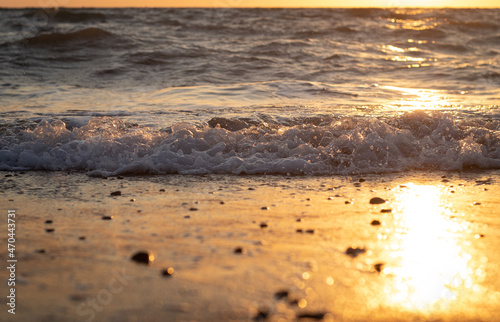 sunset on the beach