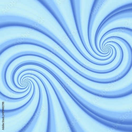 Blue spirals swirls background