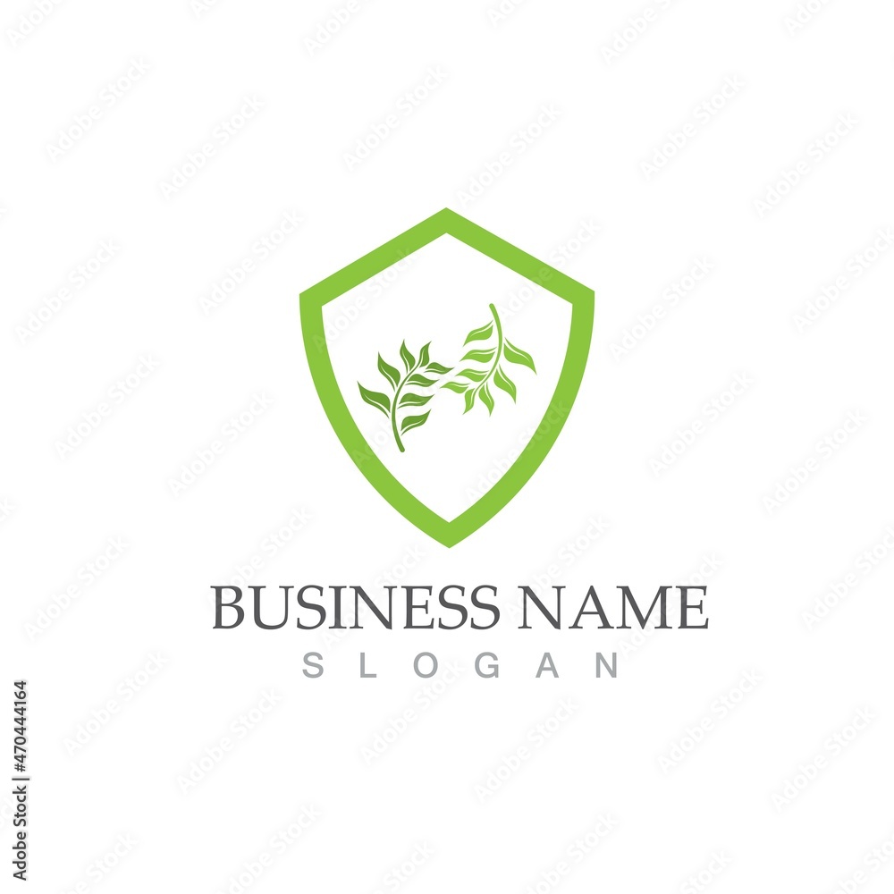 Logos of green Tree leaf ecology Logos of green Tree leaf ecology