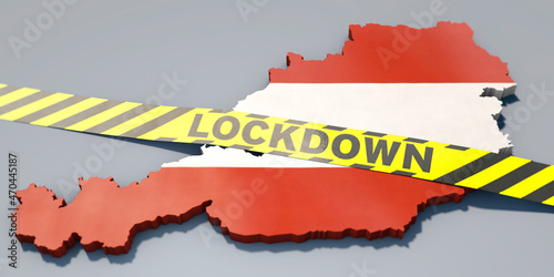 Lockdown in Österreich photo