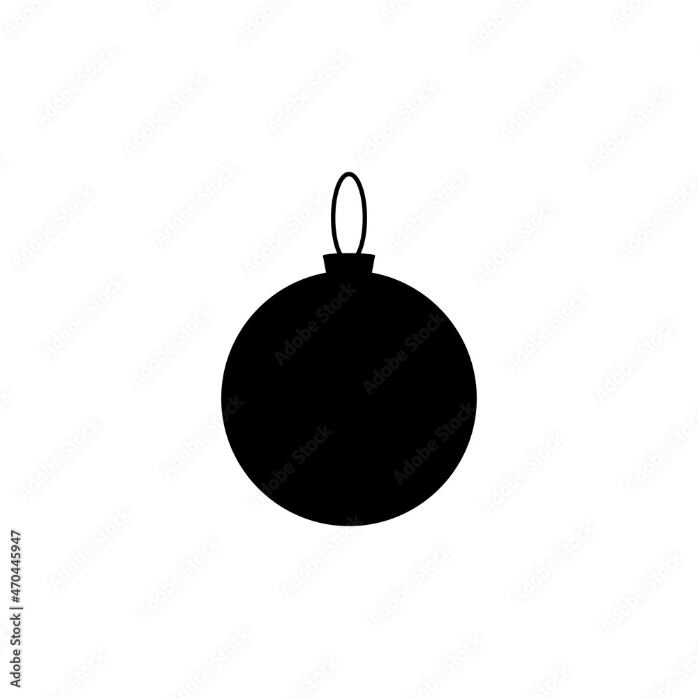 Christmas ball icon Christmas ball icon