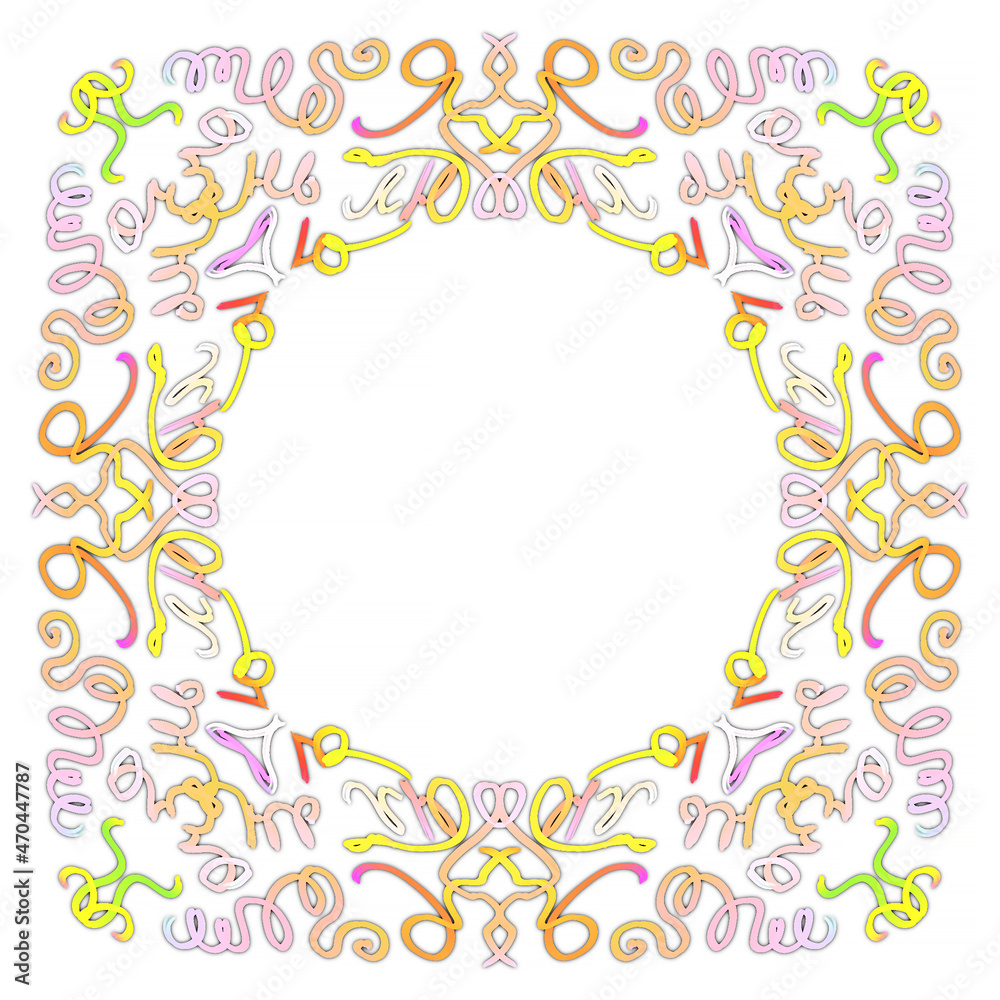 frame with pattern,place for text,for design postcard,packaging