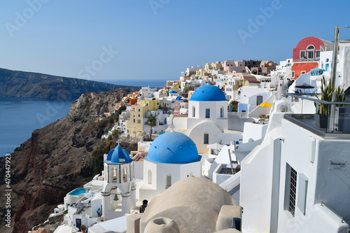 Tree blue domes