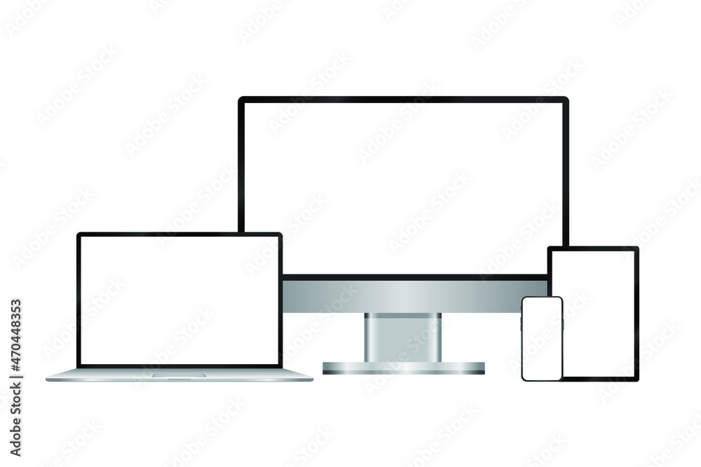 mockup equipment technology, vector illustration mockup equipment technology, vector illustration