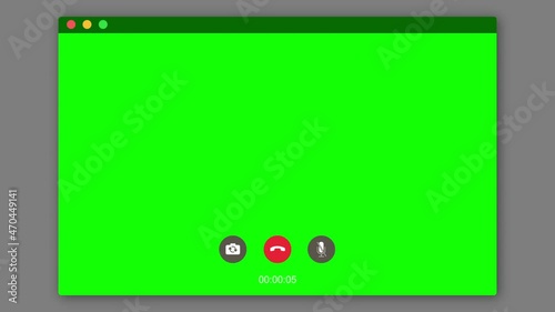 Video Recording screen. Video recorder camera screen 4K  size. Camera viewfinder. Camera Recording Video call frame. Chroma key alpha color background. Digital display interface animation recording. photo