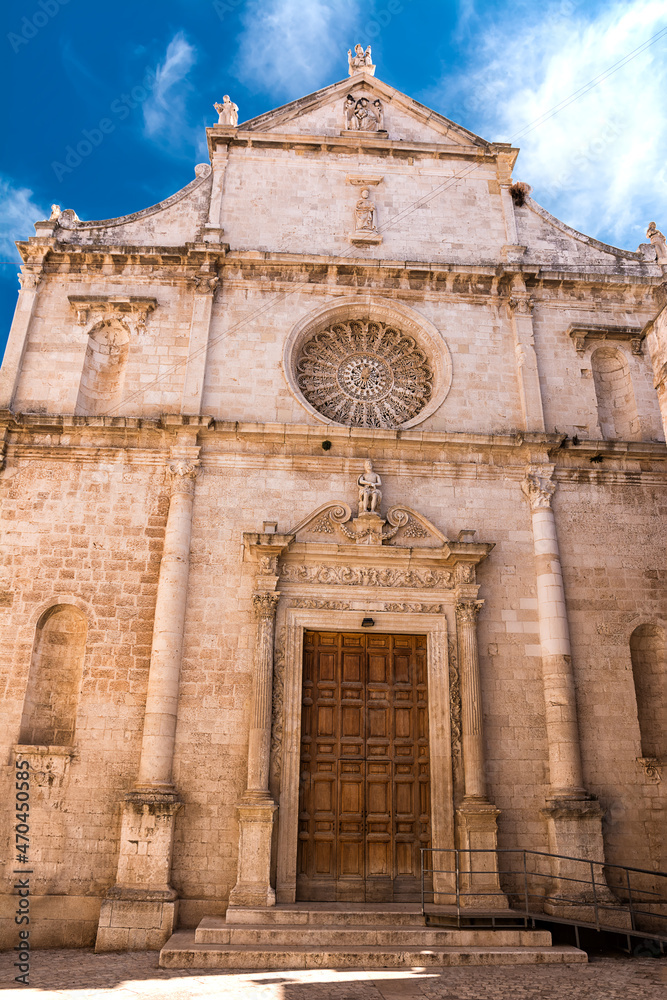 Church of San Domenicoin the historic center of Monopoli in Puglia (Italy)