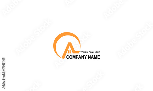 a initial logo design concept bussines