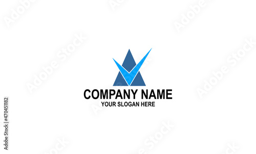 a initial logo design concept bussines