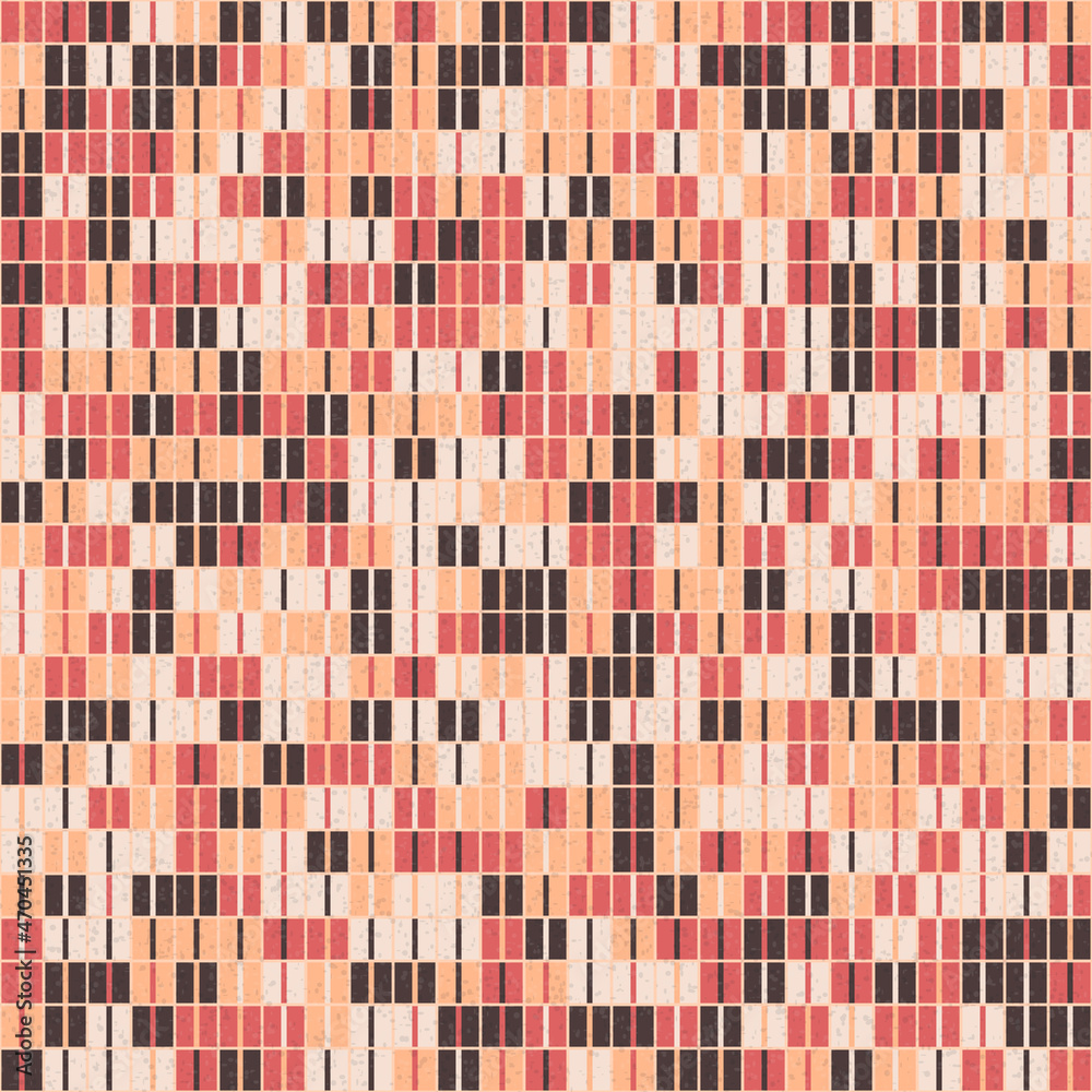 Fototapeta premium Abstract Geometric Pattern generative computational art illustration