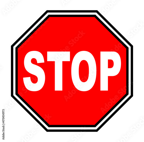 Typical Stop Sign