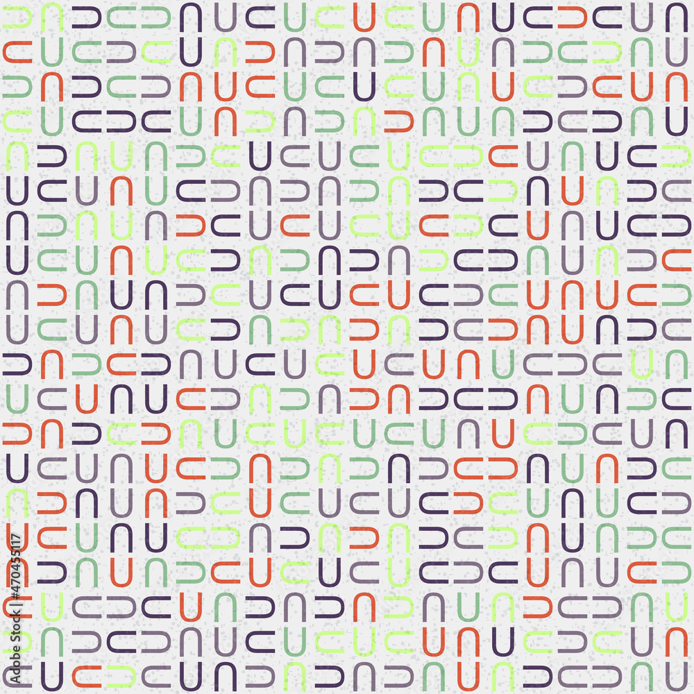 Abstract Geometric Pattern generative computational art illustration