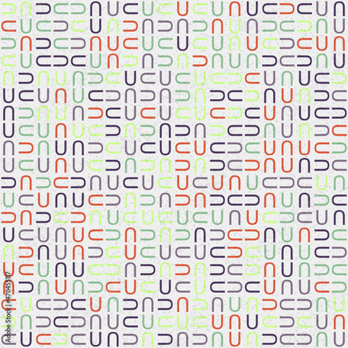 Abstract Geometric Pattern generative computational art illustration