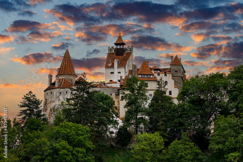 The castle of bran in Transylvania Romania