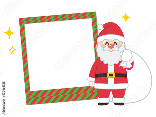 サンタクロース　写真フレーム　クリスマス
