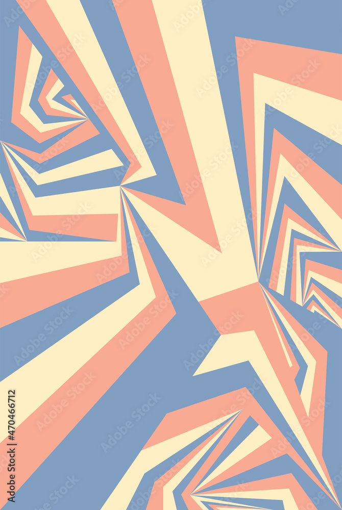 Fototapeta premium Abstract background with irregular gradient lines pattern