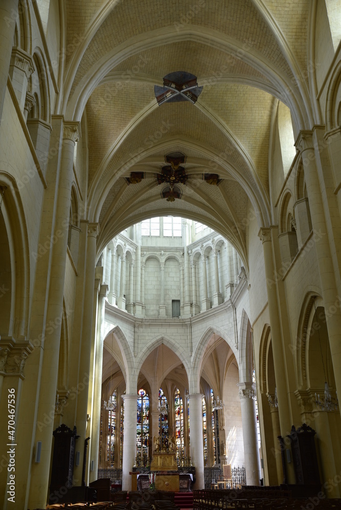 Abbatiale Saint-Germain à Auxerre, France	