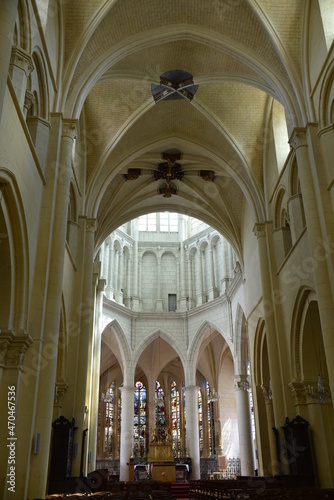 Abbatiale Saint-Germain à Auxerre, France 