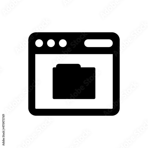 Browser page document icon