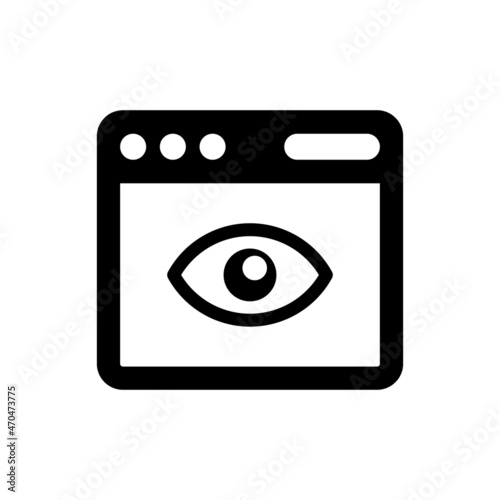 Website view page icon