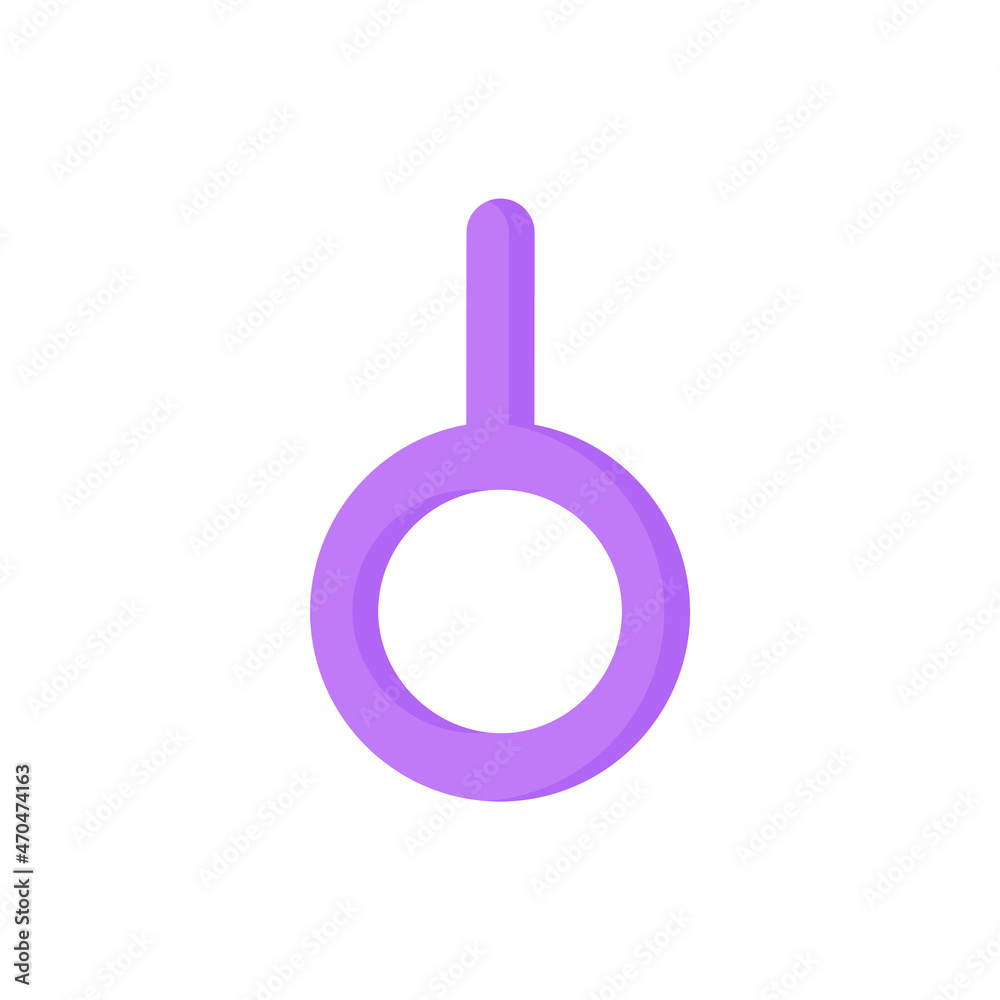 Purple gender symbol of neutrois. Purple gender symbol of neutrois.