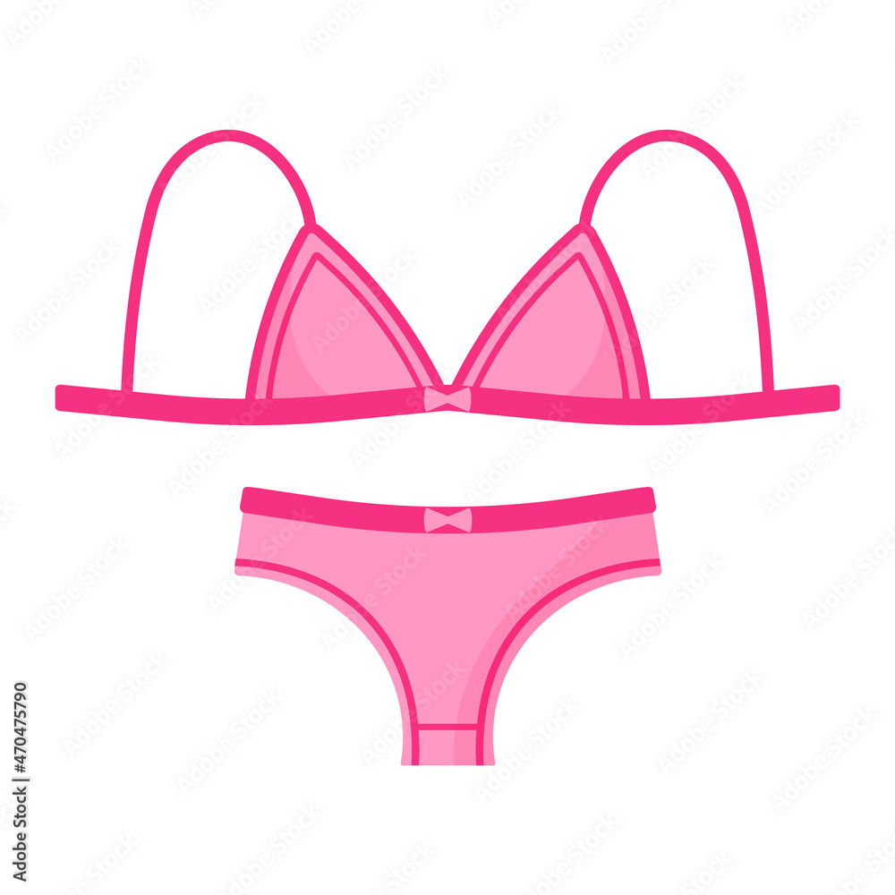 Women pink lingerie pantie and bra. Fashion concept. Women pink lingerie pantie and bra. Fashion concept.