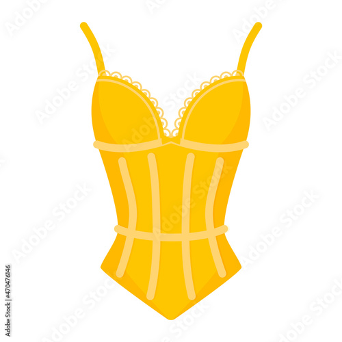 Women lingerie body corset. Fashion concept.