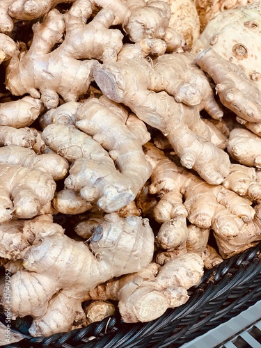 Lots of ginger close-up.