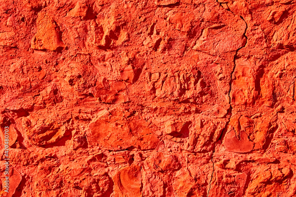 texture of bright red wall, covered plaster, style grunge, space for text, space for copy texture of bright red wall, covered plaster, style grunge, space for text, space for copy