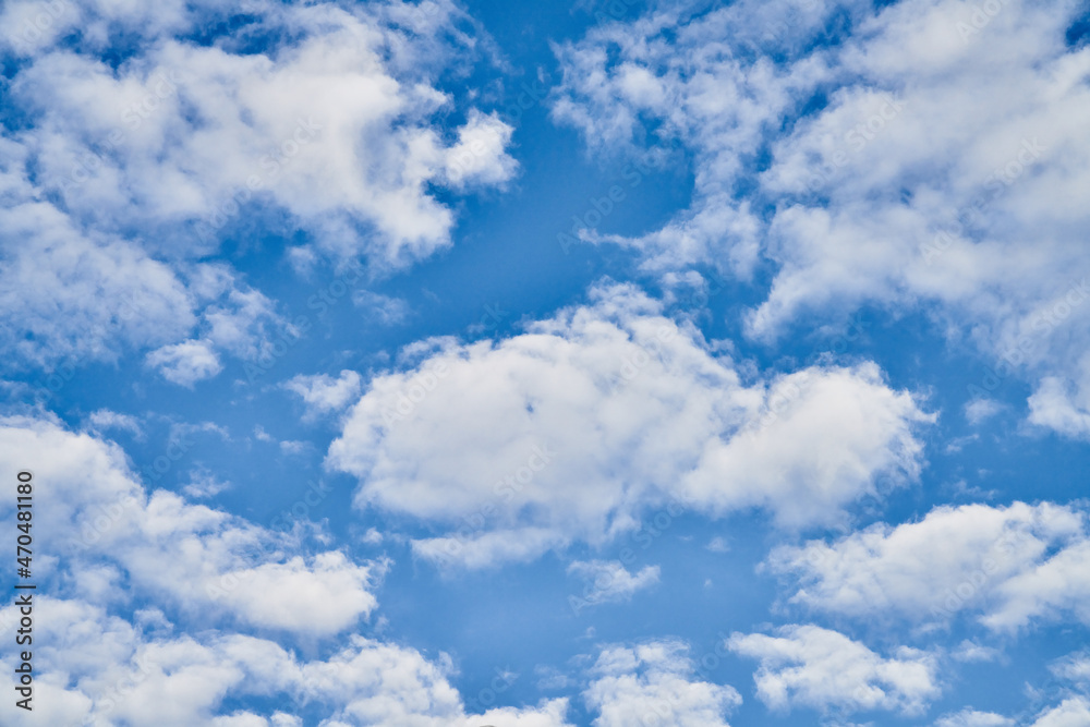 Beatiful blue sky with clouds on a sunny day Beatiful blue sky with clouds on a sunny day