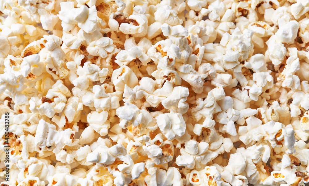  Bunch of salty popcorns texture