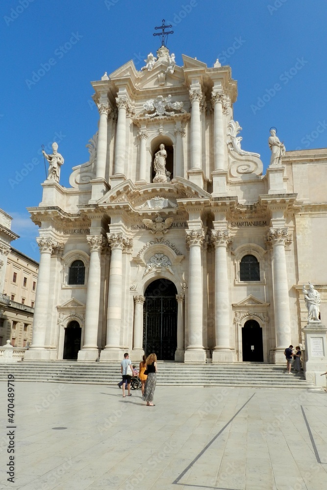 Syracuse, Sicily, Ortigia, Cathedral