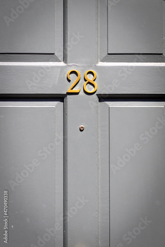 house door number 28 photo